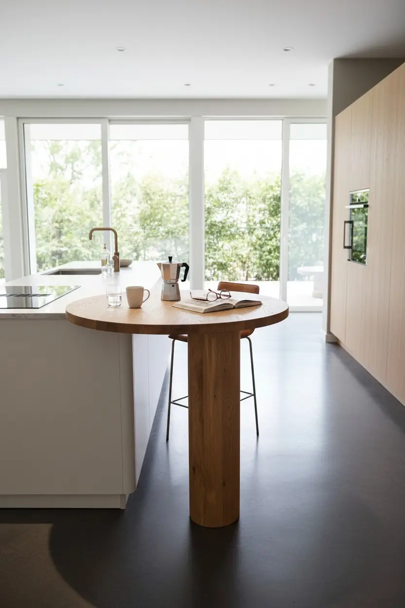 Bartafel Frank op maat van massief eikenhout