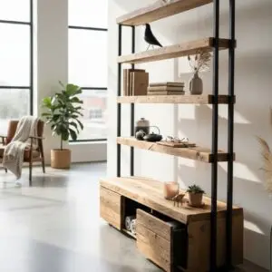 Wandkast timber op maat