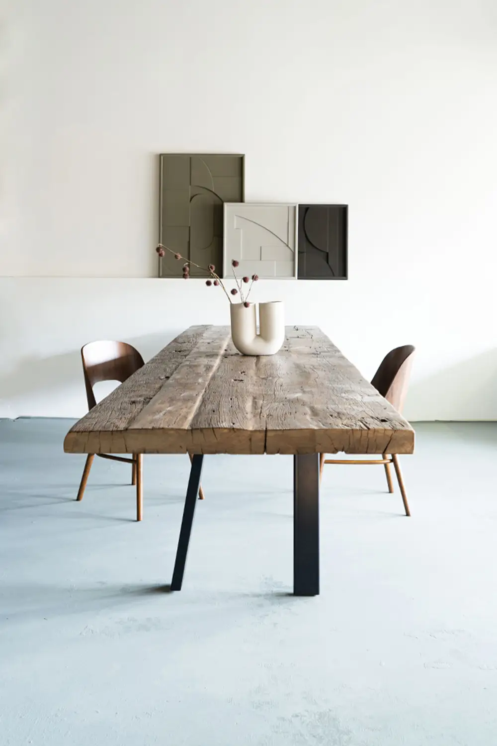 eettafel oud eiken op maat | De Betoverde Zolder